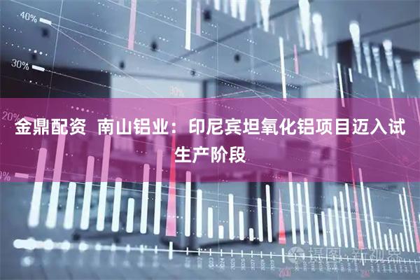 金鼎配资  南山铝业：印尼宾坦氧化铝项目迈入试生产阶段