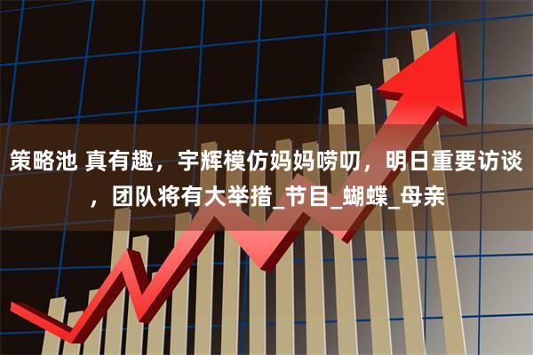策略池 真有趣，宇辉模仿妈妈唠叨，明日重要访谈，团队将有大举措_节目_蝴蝶_母亲